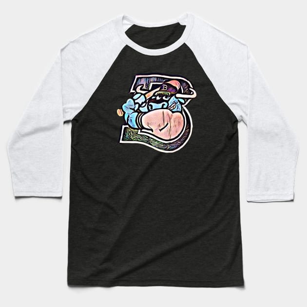 Bangor Blue Ox Baseball Baseball T-Shirt by Kitta’s Shop